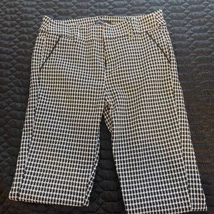Checkered skinny pants